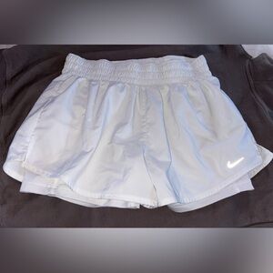 Nike White Running Shorts